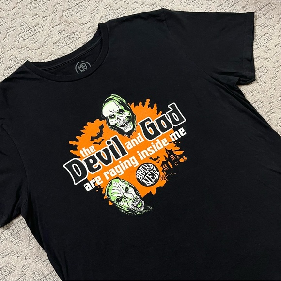 🎸 '19 Brand New Band Devil & God Raging Album 2006 Reprint Orange Ghoul Black T - Picture 4 of 13